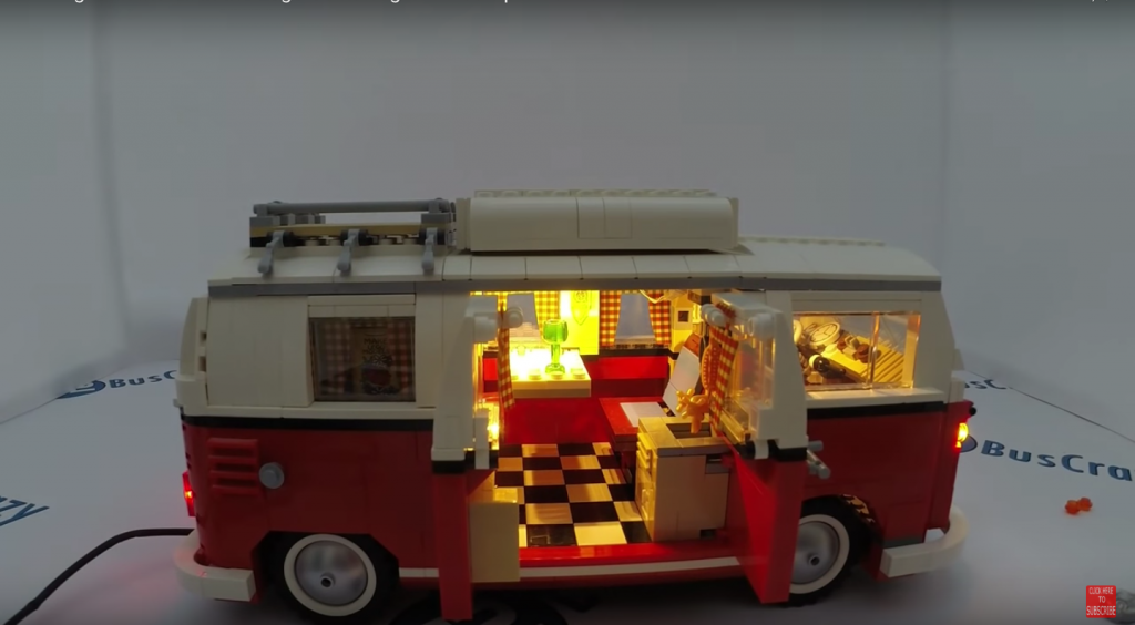 Review LED Light for LEGO VOLKSWAGEN T1 CAMPER VAN 4 - Bricks Delight