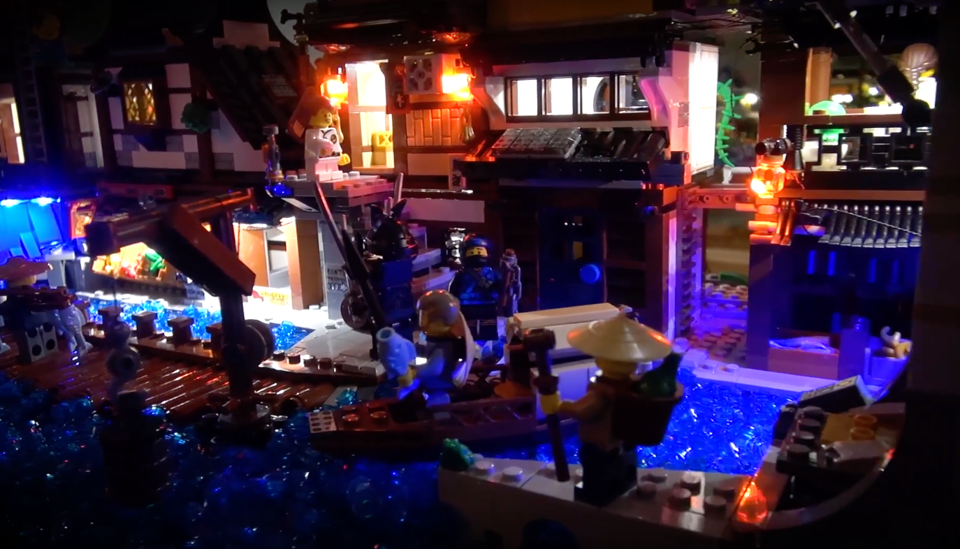 Lego 70751 Temple Of Airjitzu And Lego 70657 Ninjago City Docks 1