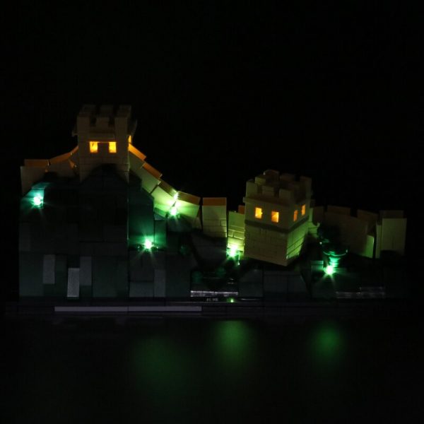 Led Light Set For Lego 21041 Compatible 17010 Chinese Famous Building the Great Wall of China - Bricks Delight