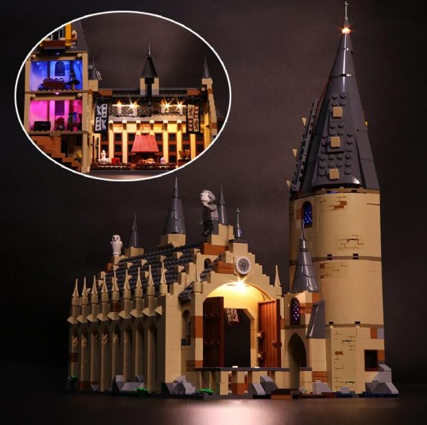 Led Light Set For Lego 75954 Harry Movie Compatible 16052 Hogwarts Great Hall Building Blocks Bricks - Bricks Delight