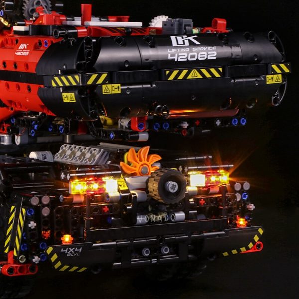 Led light for LEGO Mechanical Group 42082 Complex Terrain Crane LEGO Technic series Boy and girl 2 - Bricks Delight