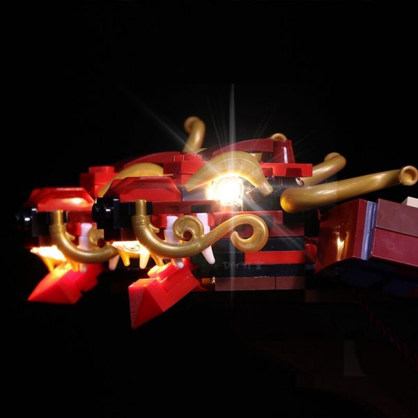Led light for Stzhou 06057 Legoing Ninjago 70618 Destiny s Bounty Ship Movie Boat Model Building 3 - Bricks Delight