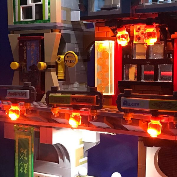 Led light forLepin06066 Ninjago City Master of Spinjitzu Building Block Brick Toy70620 Educational Toys Birthday Gift 2 - Bricks Delight